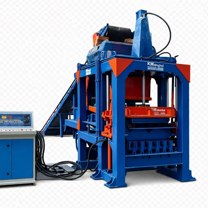 Model p2 concrete paver and block making machine in pakistan