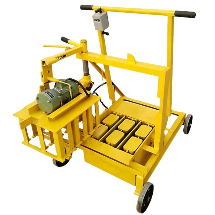 Egg Laying Concrete Manual Movable Brick Block Making Machinery for Hollow Solid
