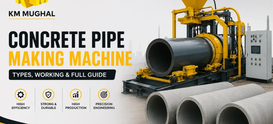 Concrete pipe making machine