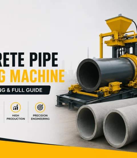 Concrete pipe making machine