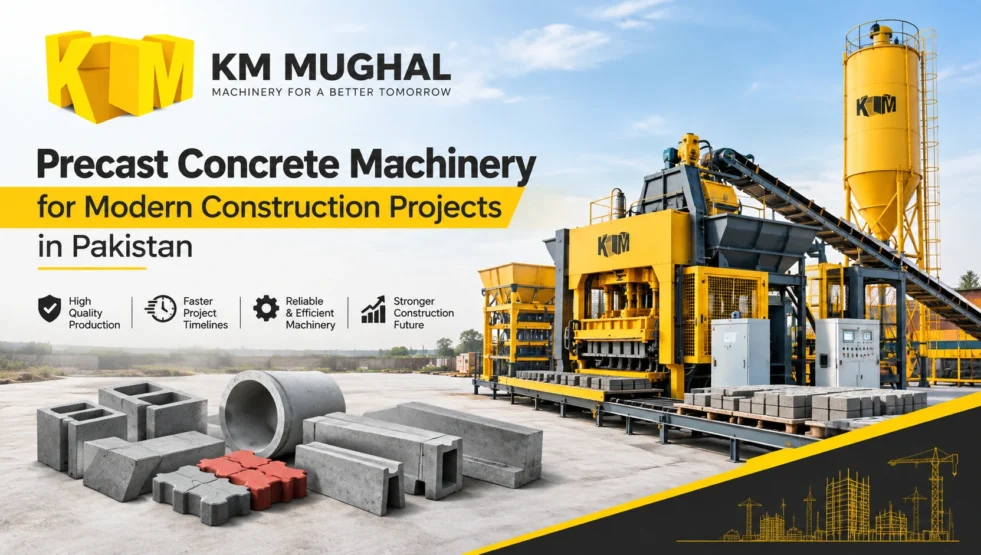 Precast Concrete Machinery for Modern Construction Projects in Pakistan